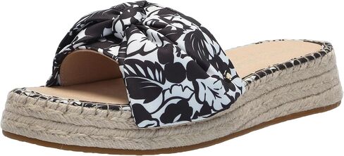 صندل نسائي من Kate Spade New York Lucie Tropical Foliage Espadrille منزلق in Saudi Arabia