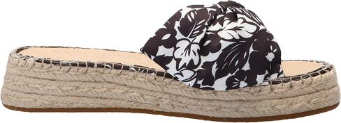 صندل نسائي من Kate Spade New York Lucie Tropical Foliage Espadrille منزلق in Saudi Arabia