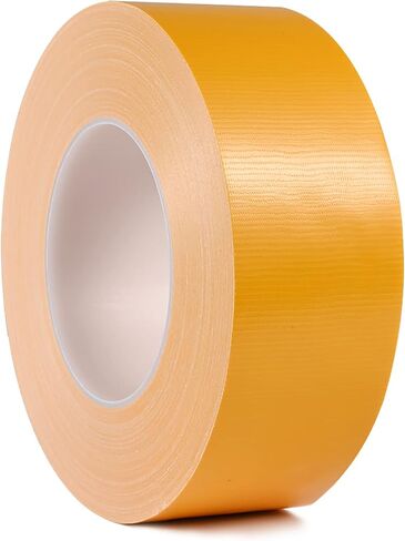 Yellow Duct Tape, 2 Inches x 55 Yards Heavy Duty Duct Tape, Industrial Grade, Tear by Hand, No Residue, for Home Improvement, Repairs, Projects (Yellow) in Saudi Arabia