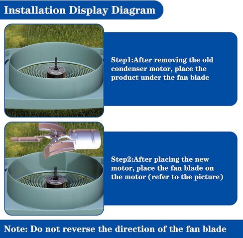 W51-14CJA1-02 Condenser Motor, 1/4 HP, 208/230V, 1075RPM Condenser Fan Motor, Reversible Rotating Condenser Fan Motor, Replacement Condenser Fan Motor in Kuwait