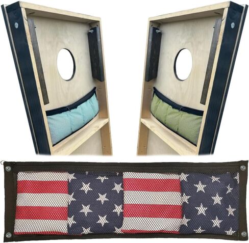علبة حقيبة كورنهول (عبوة مزدوجة) | تخزين أكياس ثقب الذرة | ملحقات للوحات Cornhole in Saudi Arabia