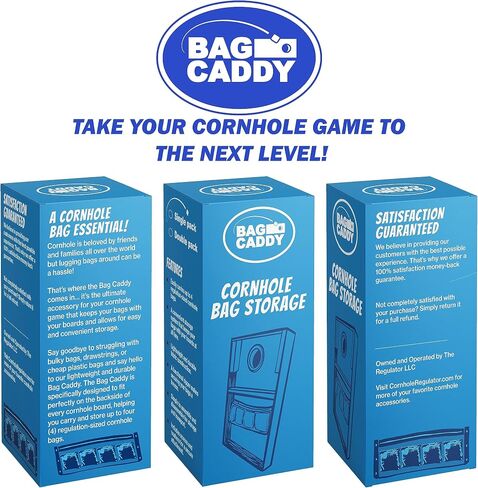 علبة حقيبة كورنهول (عبوة مزدوجة) | تخزين أكياس ثقب الذرة | ملحقات للوحات Cornhole in Saudi Arabia