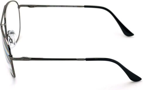 V.W.E. Metal Progressive Clear Lens No Line Reading Glasses Tri-Focal Reader Spring Hinge in Kuwait