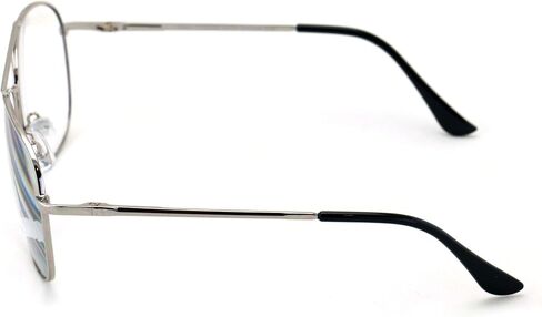 V.W.E. Metal Progressive Clear Lens No Line Reading Glasses Tri-Focal Reader Spring Hinge in Kuwait