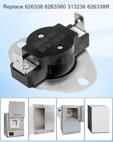 ULZOZN L150-40F ترموستات مفتاح الحد مناسب لفرن Nordyne Miller Intertherm، مفتاح حد الفرن لإعادة الضبط اليدوي استبدال 626338 6263380 313236 626338R in Saudi Arabia