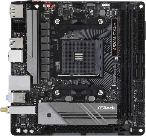 ASRock A520M Phantom Gaming 4 AM4 AMD A520 SATA 6Gb/s Micro ATX AMD Motherboard in Saudi Arabia