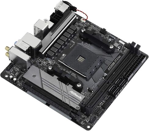 ASRock A520M Phantom Gaming 4 AM4 AMD A520 SATA 6Gb/s Micro ATX AMD Motherboard in Saudi Arabia