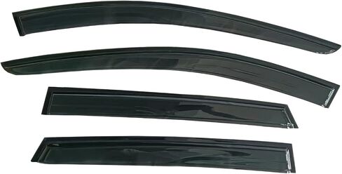 4pc Sun Rain Guards Window Visor Wind Deflector Compatible with 2001-2012 Ford Escape/2008-2012 Mazda Tribute/2005-2011 Mercury Mainer 94059 in Saudi Arabia