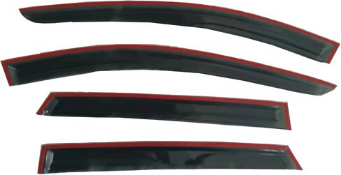 4pc Sun Rain Guards Window Visor Wind Deflector Compatible with 2001-2012 Ford Escape/2008-2012 Mazda Tribute/2005-2011 Mercury Mainer 94059 in Saudi Arabia