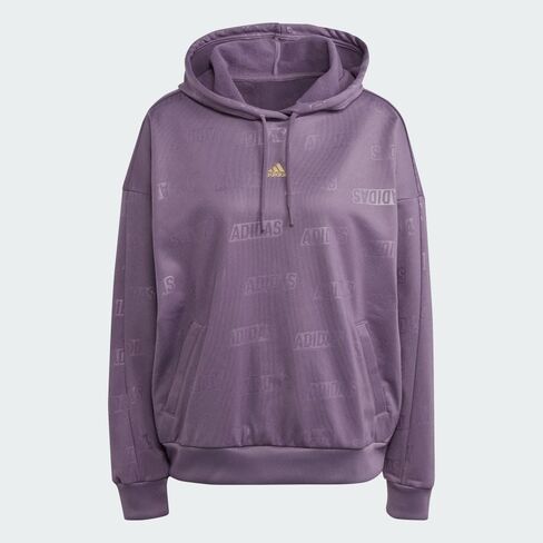 adidas Women's Embossed Monogram Fleece Hoodie in Saudi Arabia