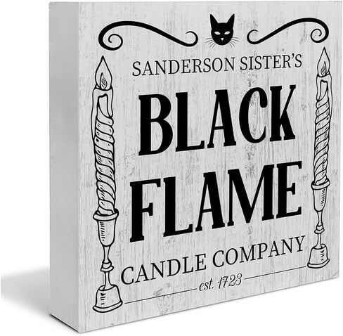 Halloween Decorations I Smell Children Wooden Sign Witch Decor Halloween Home Decor for Desk Table Shelf 5 x 5 Inches in Saudi Arabia