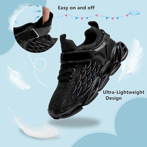 DADAWEN Toddler/Little Kid Sneakers for Boys Girls Lightweight Breathable Sports Athletic Running Tennis Shoes in Kuwait