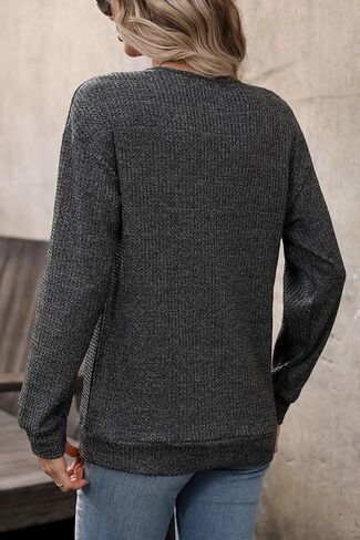 سترة نسائية كاجوال بأكمام طويلة ورقبة على شكل حرف V من أجل G وPL in Kuwait