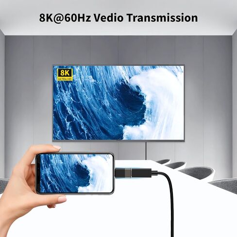 90 Degree USB C Adapter (2 Pack), 40Gbps USB C Male to USB C Female Middle Right Angle Connector Extender for MacBook/iMac/iPad/Meta Quest/Tablet/Phones and More Device. in Saudi Arabia