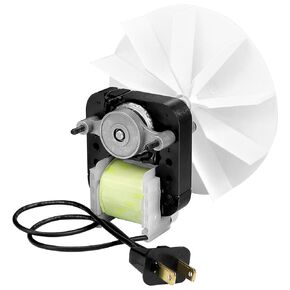 QWORK Bathroom Vent Fan Motor - 120V, 50 CFM, 3000 RPM, CCW Rotation - Compatible with Nutone Broan Models 662, 688, and More