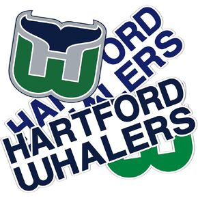 Desert Cactus Hartford Whalers Team NHL National Hockey League Sticker Vinyl Decal Laptop Water Bottle Car Scrapbook (Vintage Sheet)