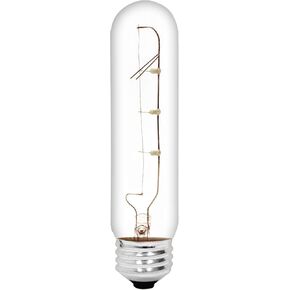 GE 45144 25-Watt Crystal Clear Tubular T10 1CD Light Bulb, 1 Count (Pack of 1)