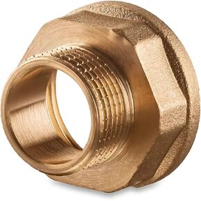 Adapter Nipple 3/4" Male x 1 “ Female Pipe Fitting NPT - Brass Adapter 3/4 inch x 1inch Female Pack of 1