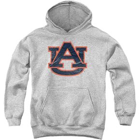 Auburn University Official Distressed Primary Youth Kids Boy/Girls Pull-Over Hoodie Sweatshirt