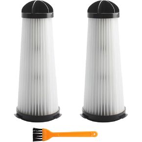 2KE2110000 Vacuum Filter for Hoover Bagless Backpack Vacuum C2401 C2401010, Royal Commercial Backpack Model RY4001 RY4000 (2pcs and 1brush)