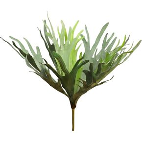 Velener Artificial Staghorn Fern Plants Without Pot-20.9 Inches, Unique Waterproof Faux Staghorn Fern for Garden, Fall Autumn Decoration