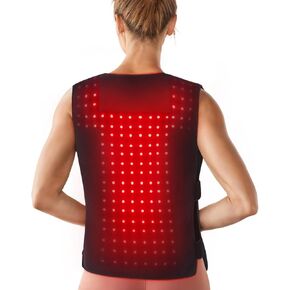 Red Light Therapy for Body, 3-in-1 Led Bead Infrared Light Therapy Pads for Back Shoulder Pain Relief, 660nm&850nm Wearable Wrap Light Therapy Device with Pulse
