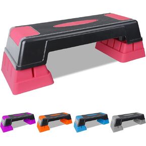 منصة تدريب للتمرين والتمارين الرياضية، جهاز ستيبر هوائي مقاس 30 بوصة مع رافعات ارتفاع قابلة للتعديل مقاس 5 بوصة - 7 بوصة - 9 بوصة in Kuwait