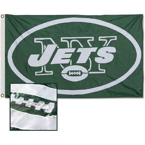 WinCraft New York Jets Embroidered Nylon Flag