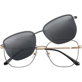 OCCI CHIARI Magnetic Clip on Sunglasses Readers Women Polarized Reading Sunglass 1.0 1.25 1.5 1.75 2.0 2.25 2.5 2.75 3.0
