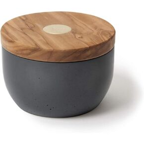 Berard Round Millenari Salt Keeper, 4 x 2.75in, White in Kuwait