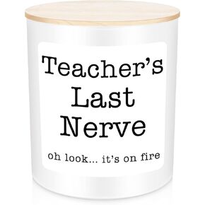 NANOOER Coach Gifts for Women & Men, Appreciation Gift for Baseball, Softball, Cheer, Sports Coaches, Unique Christmas Birthday Gifts for Coach-Coach’s Last Nerve Lavender Scented Candles