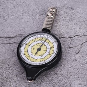 Keenso Mini Outdoor Map Measurer, Mini Outdoor Map Measurer Distance Caculator Mapping Tool Metal Wheel 9.5 X 4.5 X 1.3cm