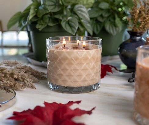 Gold Canyon Heritage Medium Candle, Spiced Cider Scented Candle, 14 oz., Three Wicks, 100% Natural Soy Wax Candle, Notes of Green Apple, Cinnamon, and Musk | 35+ Hours of Burn Time in Saudi Arabia