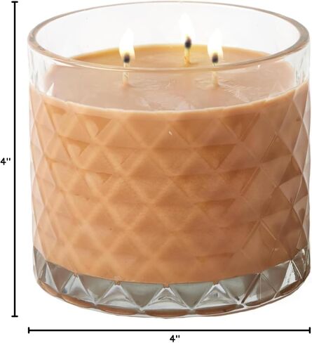 Gold Canyon Heritage Medium Candle, Spiced Cider Scented Candle, 14 oz., Three Wicks, 100% Natural Soy Wax Candle, Notes of Green Apple, Cinnamon, and Musk | 35+ Hours of Burn Time in Saudi Arabia