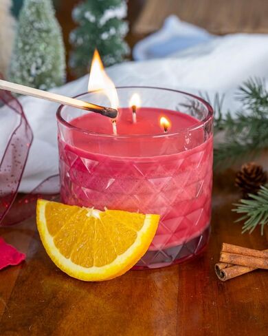 Gold Canyon Heritage Medium Candle, Spiced Cider Scented Candle, 14 oz., Three Wicks, 100% Natural Soy Wax Candle, Notes of Green Apple, Cinnamon, and Musk | 35+ Hours of Burn Time in Saudi Arabia