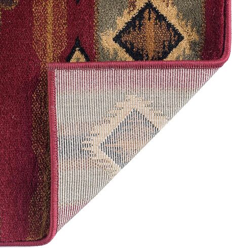 سجادة صغيرة مبعثرة مقاس 2 × 3 من Sierra Bear Red للمدخل الداخلي والخارجي - المدخل أو الممشى أو البهو - نزل، سجاد على شكل دب على طراز المزرعة الجديدة in Saudi Arabia