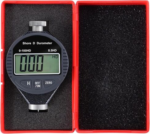 Hardness Tester, Durometer Shore Type C 0-100HC, Digital Durometer 0.1HC Resolution, with Large LCD Display for Flooring, Rubber, Tires, Plastics, Thermal Plastics in Saudi Arabia