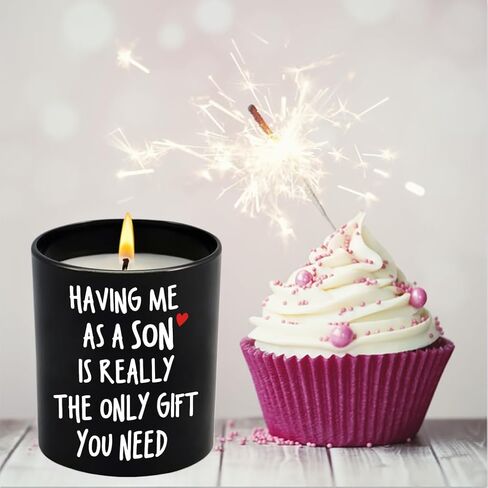 Fathers Day Dad Gifts from Son,Dad Gifts, Mom Gifts, Fathers Day,Mothers Day, Thanksgiving,Christmas Gifts for Mom, Dad, Birthday Gifts for Mom Dad from Son-Vanilla Lavender Candle 10oz in Saudi Arabia