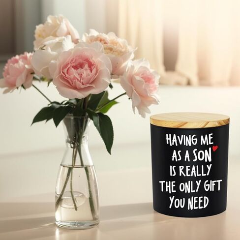 Fathers Day Dad Gifts from Son,Dad Gifts, Mom Gifts, Fathers Day,Mothers Day, Thanksgiving,Christmas Gifts for Mom, Dad, Birthday Gifts for Mom Dad from Son-Vanilla Lavender Candle 10oz in Saudi Arabia