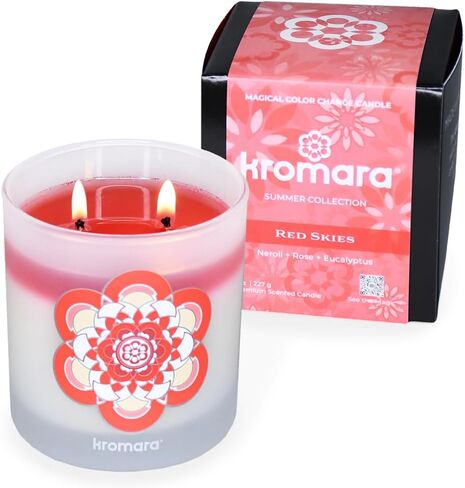 Summer Collection - Color Changing Candles (Neroli, Rose, Eucalyptus) in Saudi Arabia