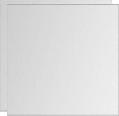 uxcell Aluminum Sheet, 4 Pcs 300mm x 300mm x 1mm Thickness Square 5052 Aluminum Plate for Industrial, Silver Tone in Saudi Arabia