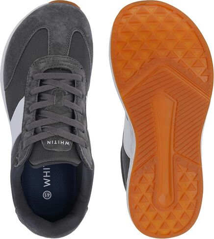 WHITIN Men's Zero Drop Running Shoes with Wide Toe Box | Retro-Inspired in Saudi Arabia