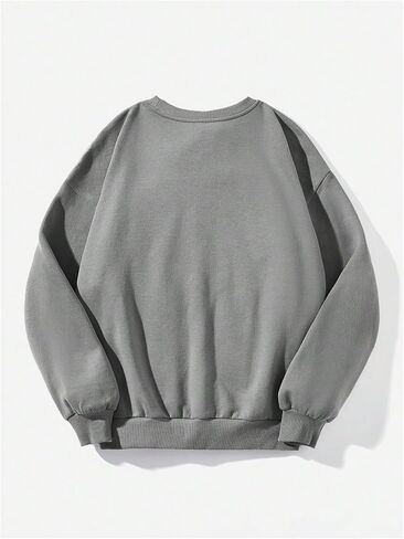 Women's Long Sleeve Graphic Print Sweatshirts Drop Shoulder Crew Neck Pullover Tops Loose Fall Outfits in Saudi Arabia