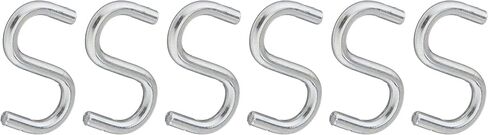 خطافات ستانلي هاردوير S759-110 CD8470 مفتوحة S مطلية بالزنك، 6 عبوات in Saudi Arabia