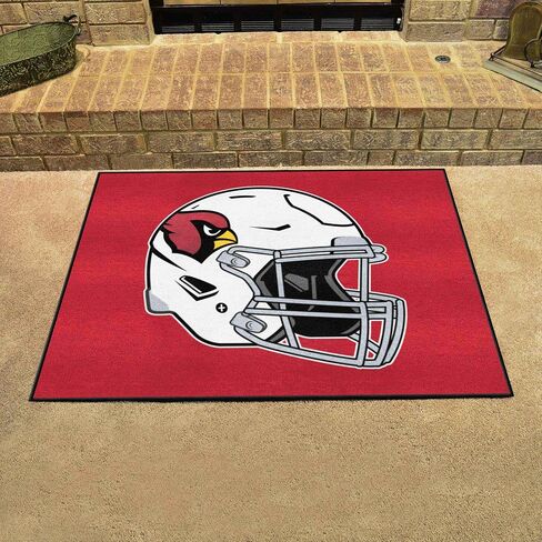 FANMATS 5661 Arizona Cardinals Starter Mat Accent Rug - 19in. x 30in. | Sports Fan Home Decor Rug and Tailgating Mat - Helmet Logo in Saudi Arabia