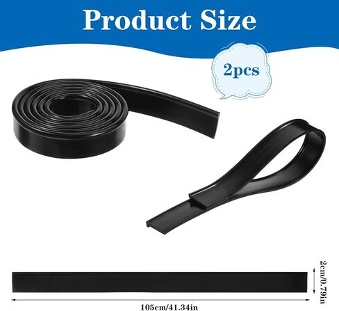 Lusofie 2Pcs Squeegee Replacement Rubber Squeegee Rubber Window Squeegee Blade Silicone Window Squeegee for Home Classroom Office Shower Squeeze for Glass Door and Tile (41 Inch) in Saudi Arabia