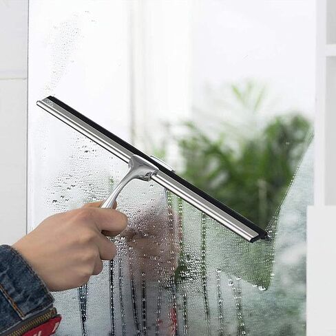Lusofie 2Pcs Squeegee Replacement Rubber Squeegee Rubber Window Squeegee Blade Silicone Window Squeegee for Home Classroom Office Shower Squeeze for Glass Door and Tile (41 Inch) in Saudi Arabia
