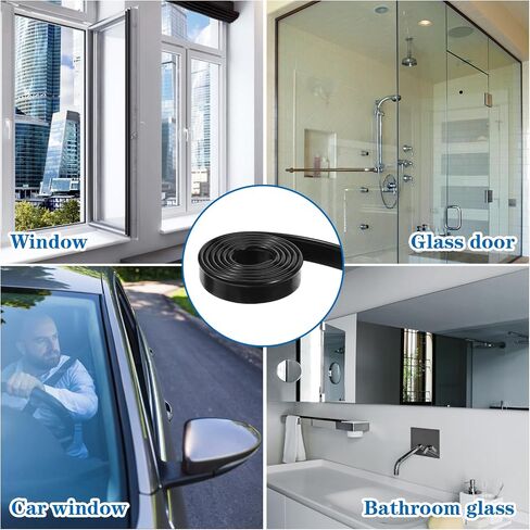 Lusofie 2Pcs Squeegee Replacement Rubber Squeegee Rubber Window Squeegee Blade Silicone Window Squeegee for Home Classroom Office Shower Squeeze for Glass Door and Tile (41 Inch) in Saudi Arabia