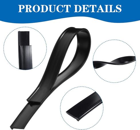 Lusofie 2Pcs Squeegee Replacement Rubber Squeegee Rubber Window Squeegee Blade Silicone Window Squeegee for Home Classroom Office Shower Squeeze for Glass Door and Tile (41 Inch) in Saudi Arabia