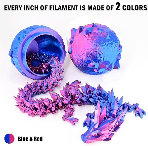 OVV3D PLA Filament 1.75 مم، خيوط طابعة ثلاثية الأبعاد حرير PLA مزدوجة اللون PLA خيوط، أسود أحمر PLA خيوط، تغيير اللون كل بوصة خيوط طابعة ثلاثية الأبعاد +/-0.02 مم، 1 كجم/2.2 رطل in Saudi Arabia